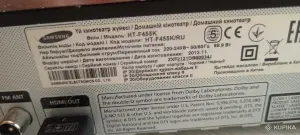 Домашний кинотеатр Samsung ht f455k 1000wat
