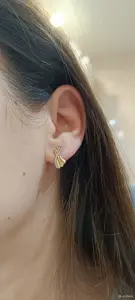 Сережки золотые