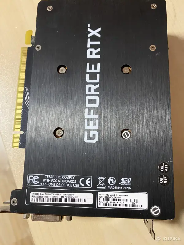 Видеокарты - Видеокарта Palit Nvidia GeForce RTX3050(8gb) - Вся Беларусь - Фото 2 Видеокарта Palit Nvidia GeForce RTX3050(8gb) - Вся Беларусь - 262795 - Доска объявлений Kupika.by - Фото 2