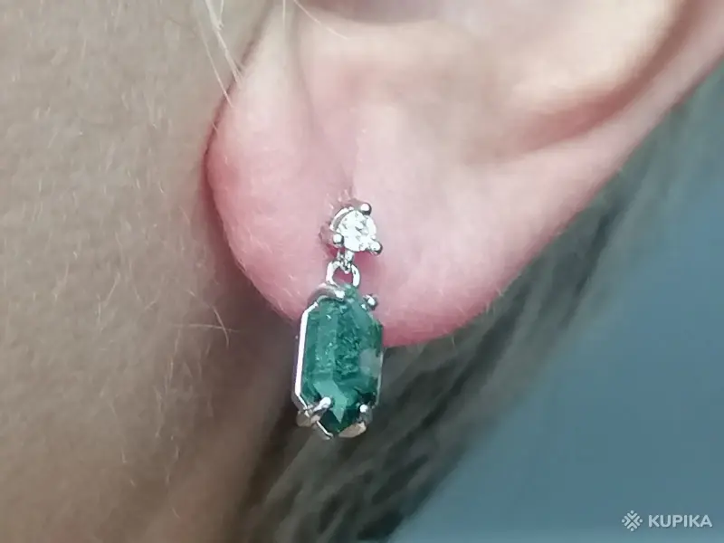 Серьги-гвоздики с моховым агатом. - Вся Беларусь - 260895 - Доска объявлений Kupika.by - Фото 6
