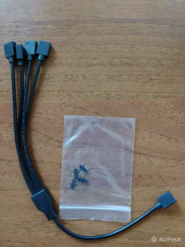 ARGB разветвитель на 4 разъема, 3PIN 5V, 30 см