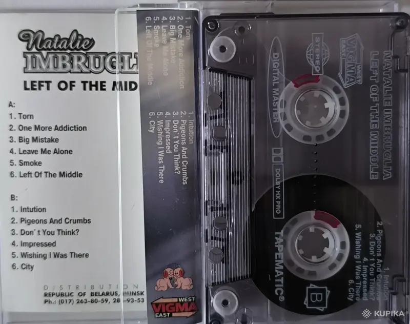 Фильмы, сериалы, музыка - Natali Imbruglia. Left Of The Middle. Аудио касcета - Ивье - Фото 2 Natali Imbruglia. Left Of The Middle. Аудио касcета - Ивье - 261217 - Доска объявлений Kupika.by - Фото 2