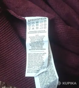 НОВЫЙ джемпер Springfield XXL, р.54-56 (100% хлопок)