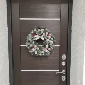 Новогодний венок на дверь