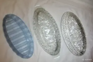 Селедочницы, стекло, СССР, три штуки оптом