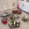 Новогодняя интерьерная композиция ручной работы со свечами / Настольный рождественский декор - Вся Беларусь - 264049 - Доска объявлений Kupika.by - Фото 6