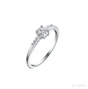 Серебряное кольцо с футляром