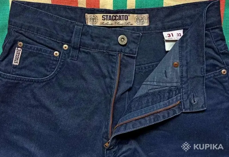 Мужские джинсы, брюки - Джинсы STACCATO,Оригинал разм.44-46, made in Italy - Вся Беларусь - Фото 2 Джинсы STACCATO,Оригинал разм.44-46, made in Italy - Вся Беларусь - 265336 - Доска объявлений Kupika.by - Фото 2