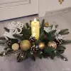 Новогодняя интерьерная композиция ручной работы со свечами / Настольный рождественский декор - Вся Беларусь - 264049 - Доска объявлений Kupika.by - Фото 5