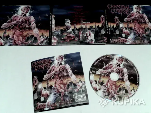 CD Cannibal Corpse ''Eaten Back to Life''