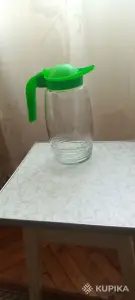 Кувшин стеклянный с пластиковой крышкой, 1,7л