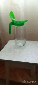 Кувшин стеклянный с пластиковой крышкой, 1,7л