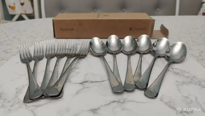 Посуда и кухонные аксессуары - Столовые приборы Pinti Inox (Италия),-десертные ложки и вилки - Вся Беларусь - Фото 2 Столовые приборы Pinti Inox (Италия),-десертные ложки и вилки - Вся Беларусь - 266045 - Доска объявлений Kupika.by - Фото 2