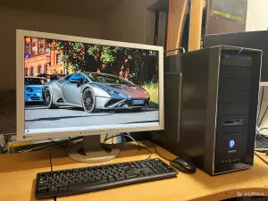 PC игровой компьютер10-ядерный/ram 16 гб/1 тб/ssd/rx 580 8 гб