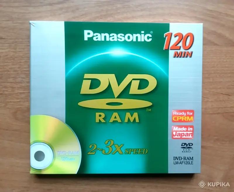 НОВЫЕ диски PANASONIC DVD-RAM (made in Japan)