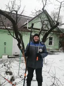 Обрезка сада, обрезка деревьев и кустарников