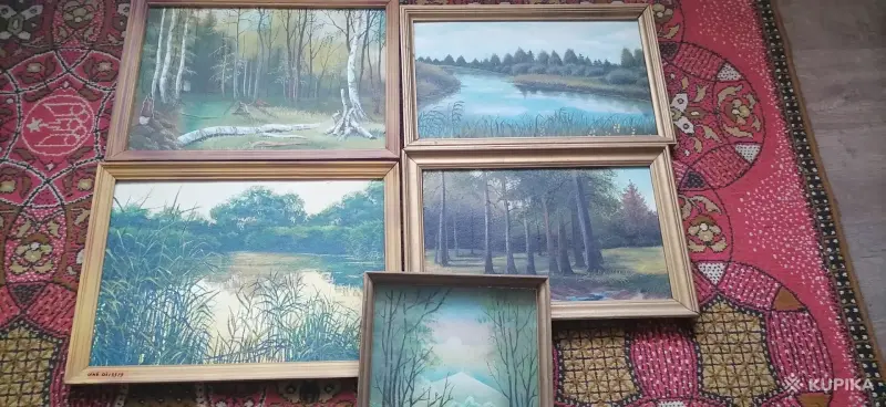 Картины масло ДВП