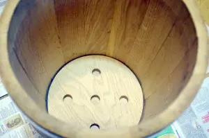 Кадка из массива дуба