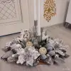Новогодняя интерьерная композиция ручной работы со свечами / Настольный рождественский декор - Вся Беларусь - 264049 - Доска объявлений Kupika.by