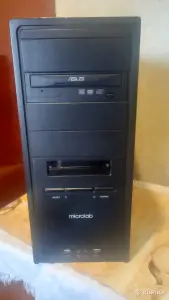 Компьютер Sempron 2Ghz, 160gb винчестер, 1gb, блок питания 350W, видеокарта 128Мб, монитор, клавиатура, в исправном состоянии, для простой работы