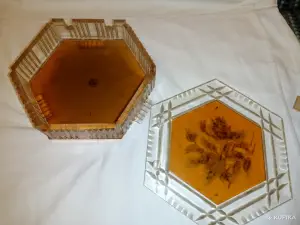 Шкатулка для разной мелочи, оргтекло,СССР