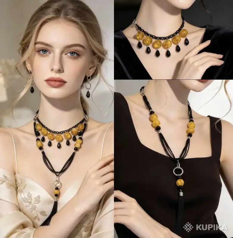 Женские аксессуары - Колье сотуар - Вся Беларусь - Фото 2 Колье сотуар - Вся Беларусь - 264679 - Доска объявлений Kupika.by - Фото 2