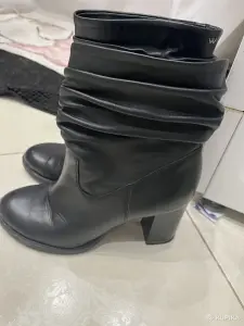 Сапоги кожаные новые