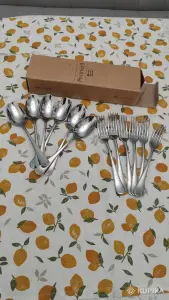 Столовые приборы Pinti Inox (Италия),-десертные ложки и вилки